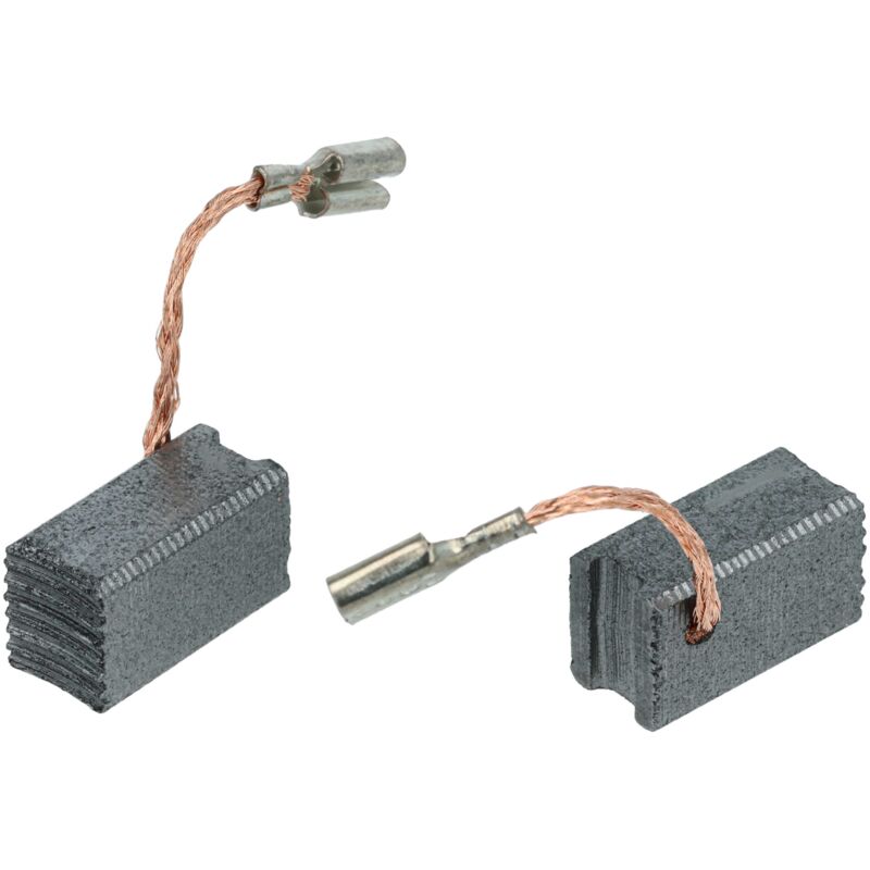 foto del prodotto 2x spazzole al carbone per motore 6,5mm x 8mm x 13mm per attrezzo elettrico bosch gws 7 125 et numero dispositivo 3601c88 582 fino 584 vhbw