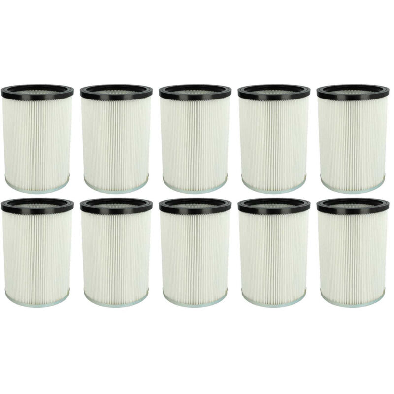 immagine 0 del prodotto 10x filtro a pieghe piatte compatibile con k rcher nt 70 1 cn, nt 70 1 eu, nt 70 1 120v, nt 70 1 aus, nt 70 1 br aspirapolvere bianco vhbw
