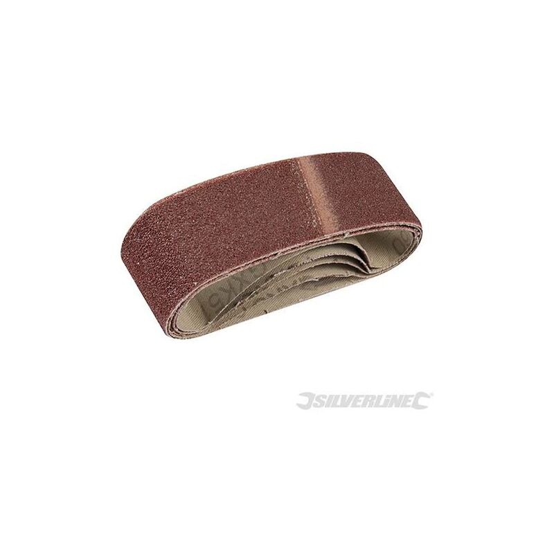 foto del prodotto silverline nastri abrasivi 40 x 305 mm in ossido di alluminio per levigatrici offerta grana 120