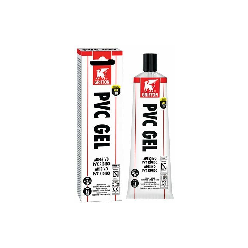 foto del prodotto gel adesivo pvc griffon tubo 125ml d6112094