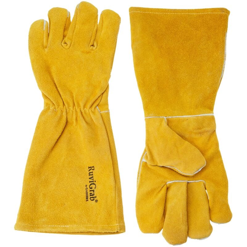 foto del prodotto ruvigrab guanti da saldatore professionali guanti ignifughi abbigliamento saldatore protezione per saldatura guanti per alte temperature