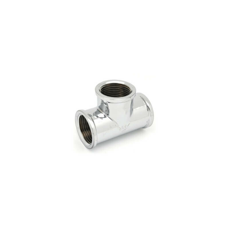 immagine 0 del prodotto tee ff in ottone cromo ibp 1 2 conf faidf