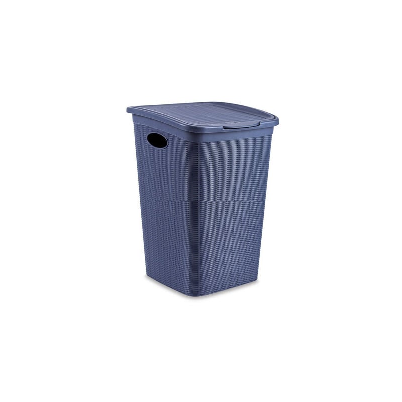 foto del prodotto portabiancheria elegance lt.36 blu navy 30504