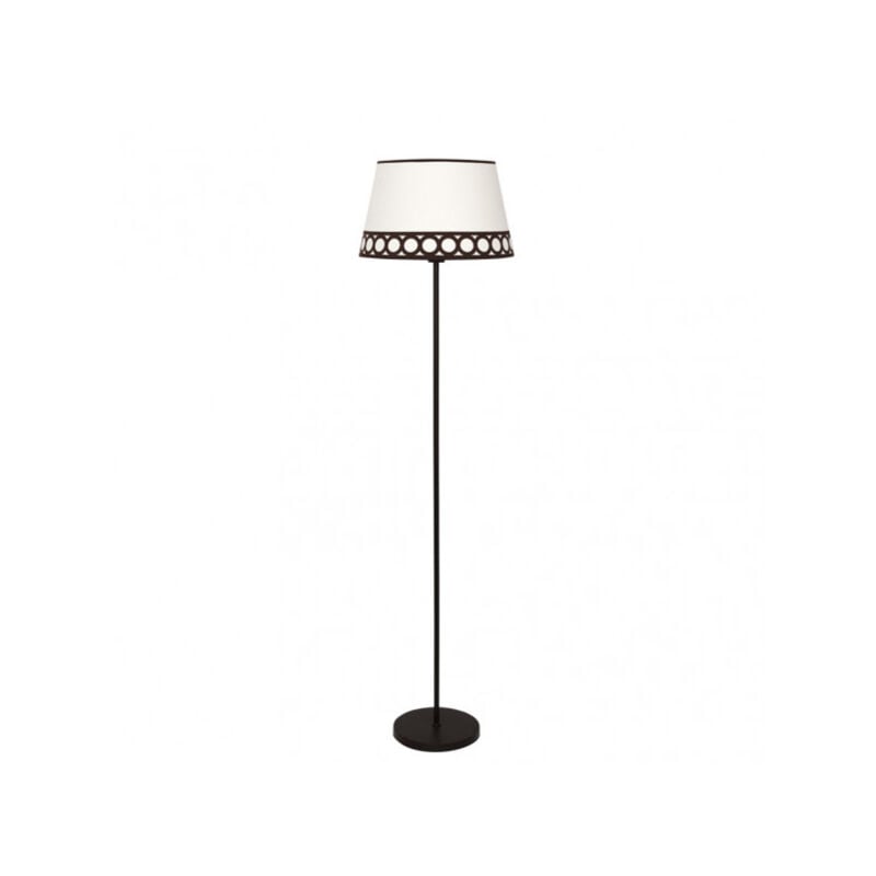 foto del prodotto fabrilamp lampada da terra soggiorno dalia 1xe27 beige marrone