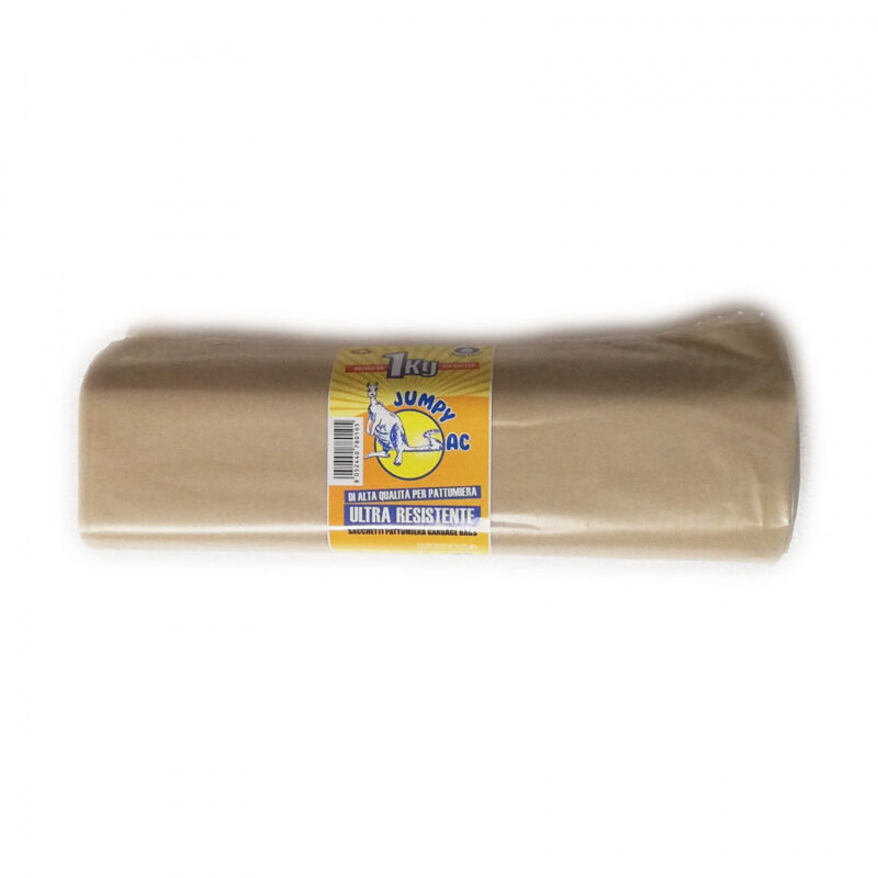 foto del prodotto sacco pattume colore ambra da 1kg tipo pesante l 90 x h 120cm