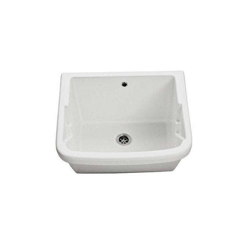 foto del prodotto lavatoio iside cm. 60x50xh40 in ceramica bianco di ceramica