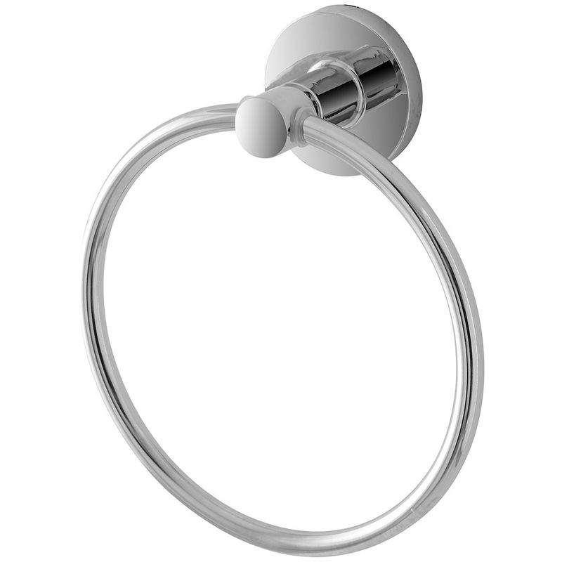 immagine 0 del prodotto inbagno portasciugamani da parete ad anello in metallo cromato sprint