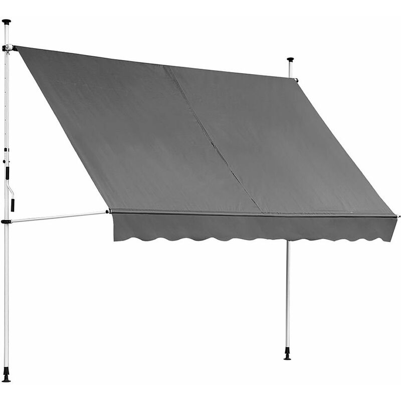 foto del prodotto morsetto tenda da sole per balcone protezione da sole terrazza finestra tenda da sole per balcone protezione dal vento tenda a rullo per balcone