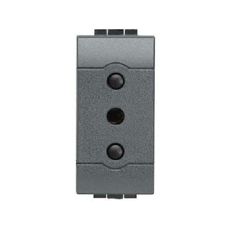 foto del prodotto living international presa standard italia 2p t 10a 250v l4113 bticino
