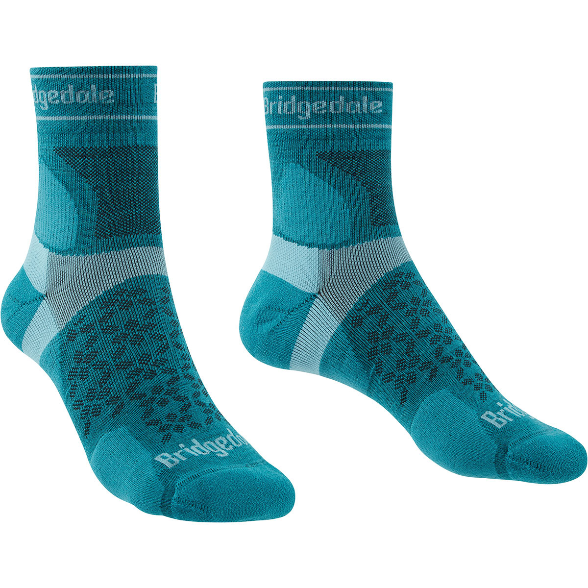 foto del prodotto bridgedale donna calze 3 4 sportive con lana merino ultraleggere t2