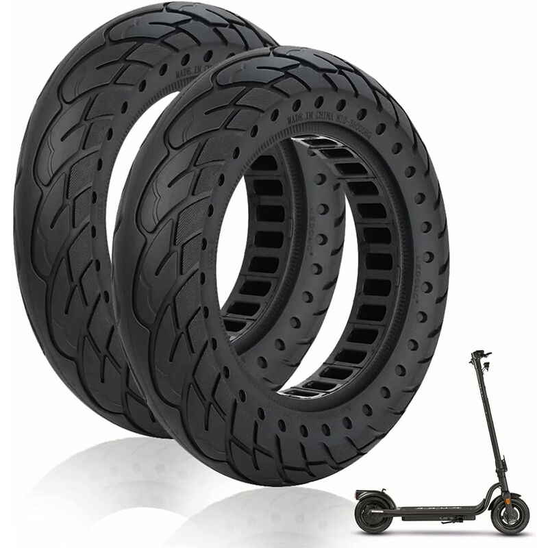 foto del prodotto 2 route monopattino 10 pollici 10x2.125 pneumatici pieni anti foratura per scooter monopattino elettrico ecovelo