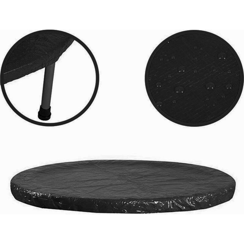 foto del prodotto viking choice telo per trampolino nero 244 cm