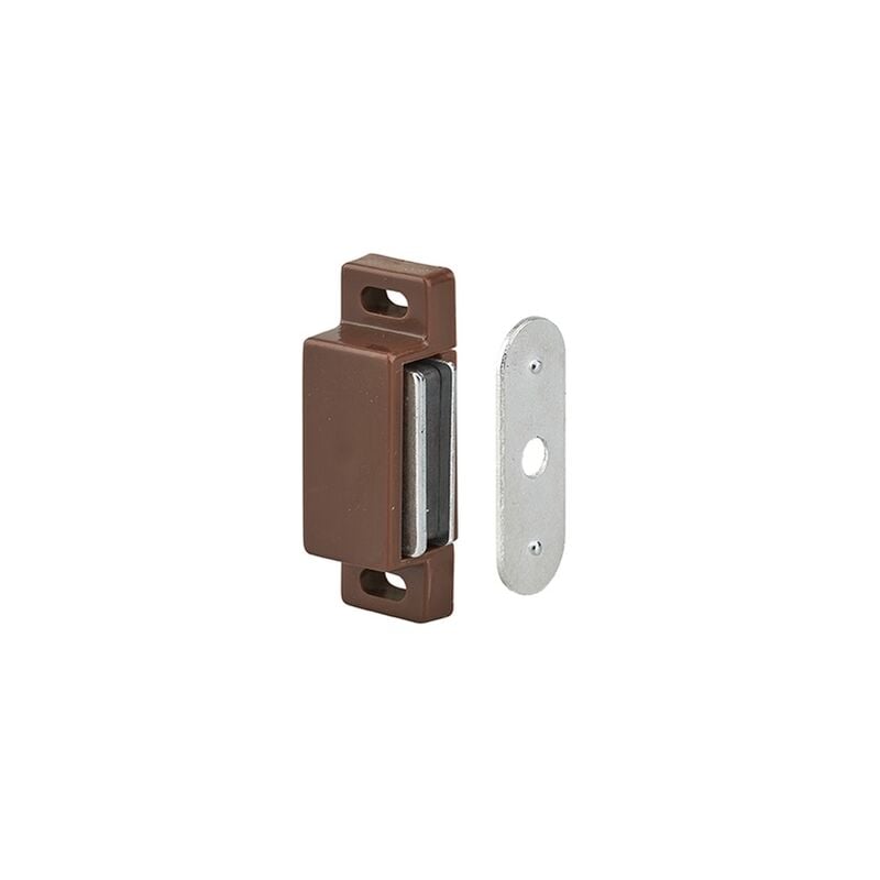 foto del prodotto chiusura magnetica, forza calamita max 4kg, per mobili, marrone thirard