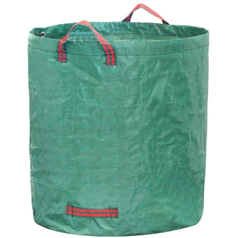 foto del prodotto sti sacco 400lt giardinaggio rifiuti giardino professionale antistrappo con manici ripiegabile