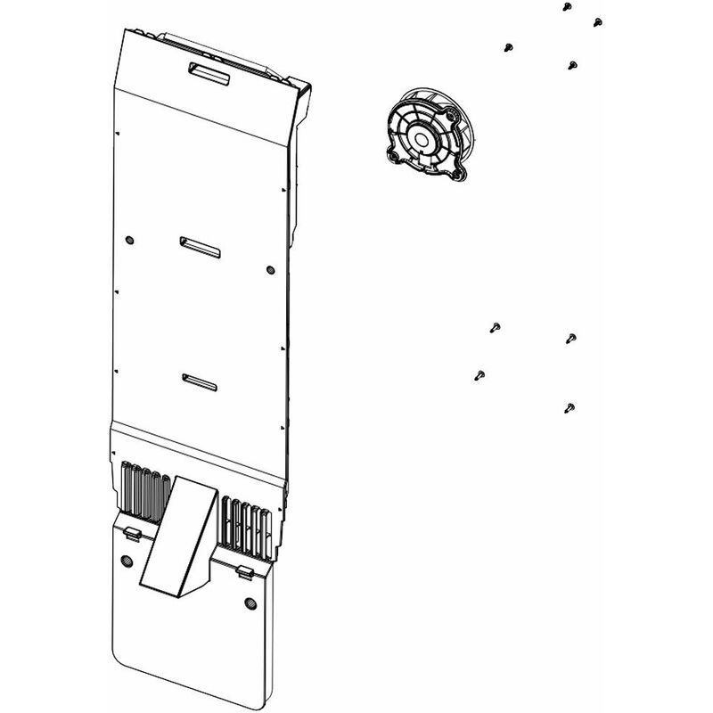 foto del prodotto copertura evaporatore originale frigorifero, congelatore samsung 4360101