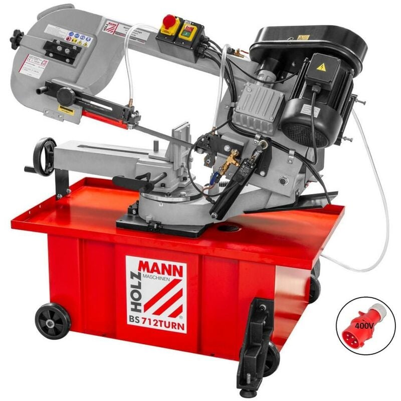 foto del prodotto segatrice sega nastro metallo discesa idraulica holzmann bs712turn 400v