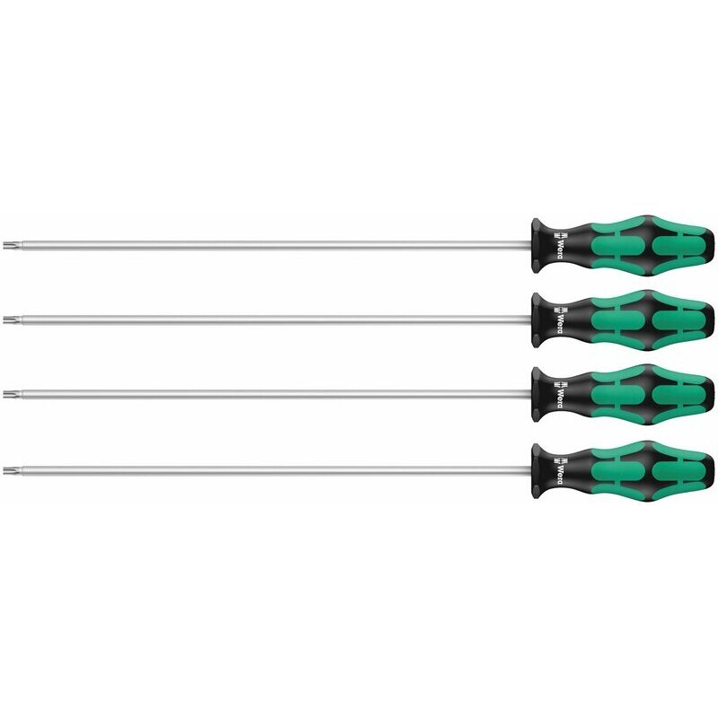 foto del prodotto 367 4 torx hf assortimento di giraviti kraftform plus con ritegno vite, 4 pezzi wera