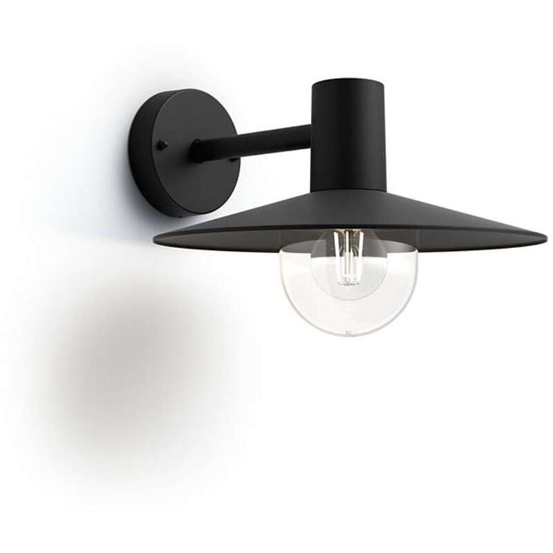 foto del prodotto philips mygarden lampada da parete per esterni 30x22 cm, e27, nero 915005553401