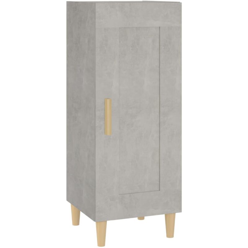 foto del prodotto credenza grigio cemento 34,5x34x90 cm in legno multistrato vidaxl