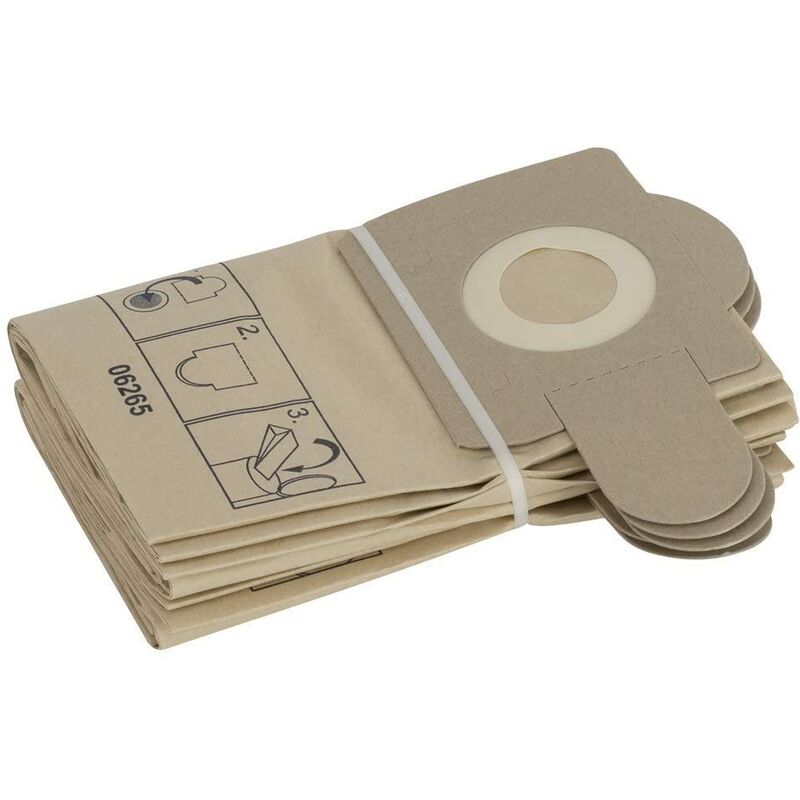 foto del prodotto bosch accessories 2605411150 sacchetti aspirapolvere, carta pas