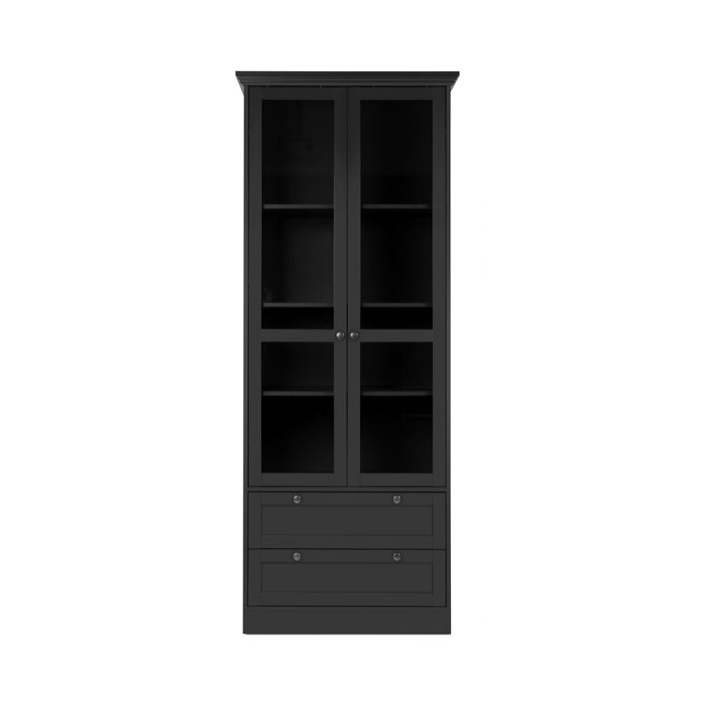 foto del prodotto vetrina 200 cm grigio antracite bondeno