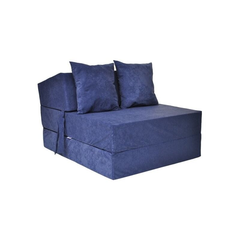 foto del prodotto viking choice materasso ospite blu navy materasso pieghevole 200x70x15 cm materasso da campeggio
