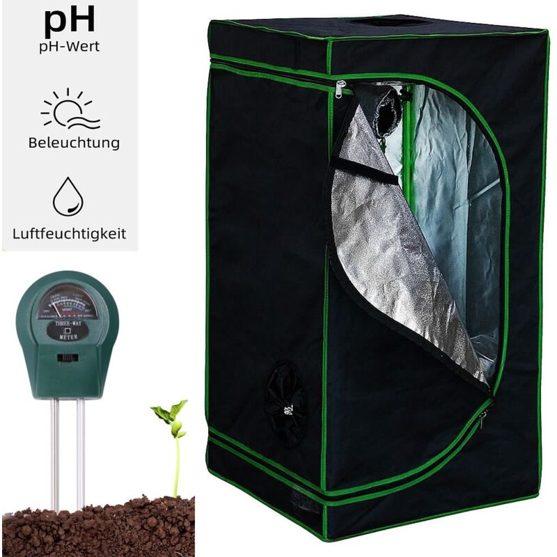 foto del prodotto melko indoor greenhouse 60x60x180cm growbox growbox growroom growroom grow tent growing cabinet