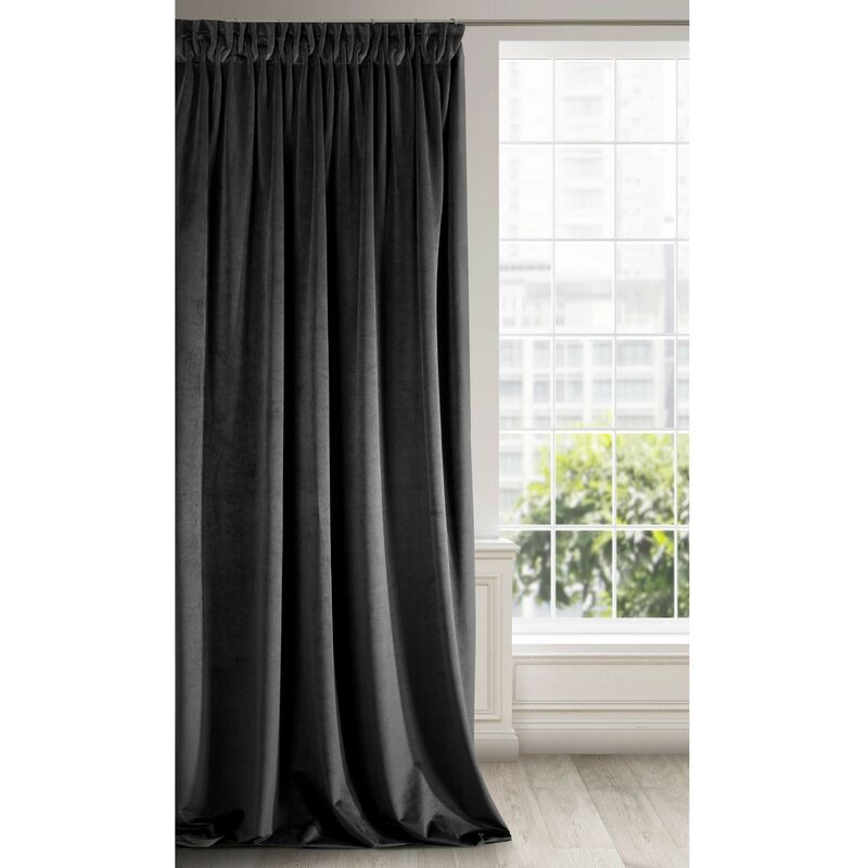 foto del prodotto eurofirany ria tenda oscurante, tenda con fettuccia arricciatenda 1 pz, tenda extra lunga, elegante, tinta unita, soggiorno, camera da letto,