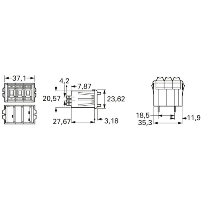 foto del prodotto 3683s 1 103l potenziometro cermet 2 w 10 k 1 pz. bourns