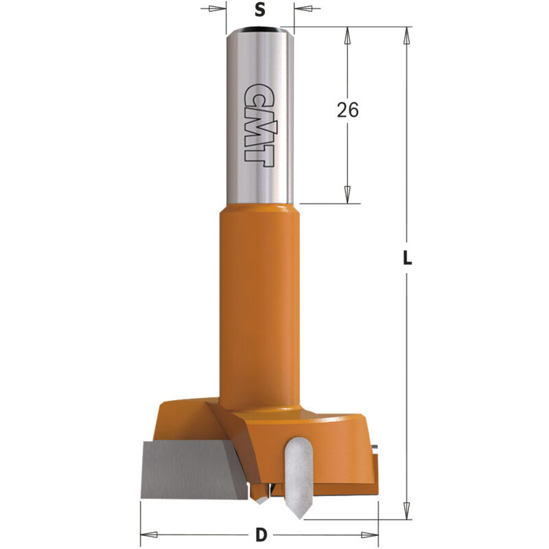 foto del prodotto 369.400.12 punta foratrice x cern. hw z2 2 s 10x26 d 40x70 sx