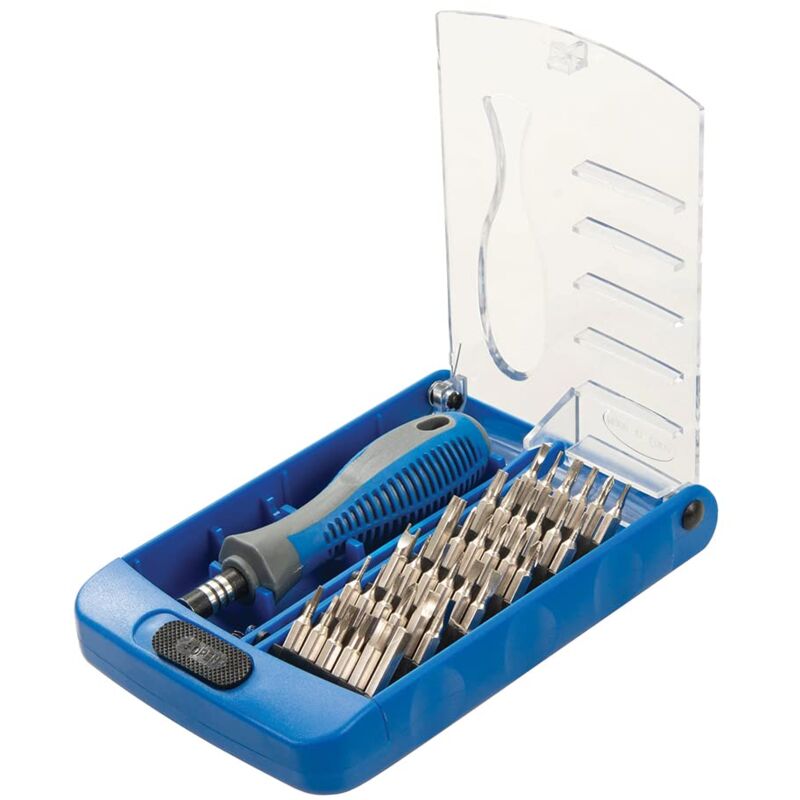 foto del prodotto 369294 precision screwdriver bit, set 37 pz silverline