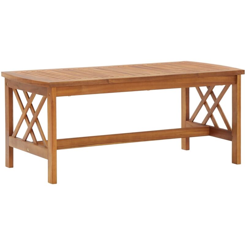foto del prodotto vidaxl tavolino da salotto 102x50x43 cm in legno massello di acacia