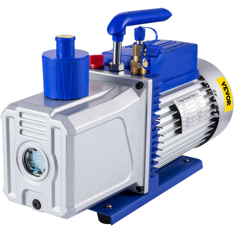foto del prodotto 10cfm 2 stages 1hp pompa per vuoto refrigerante strumenti di refrigerazione aria vevor