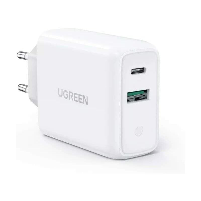 foto del prodotto 36w dual port caricatore ue usb a usb c ugreen