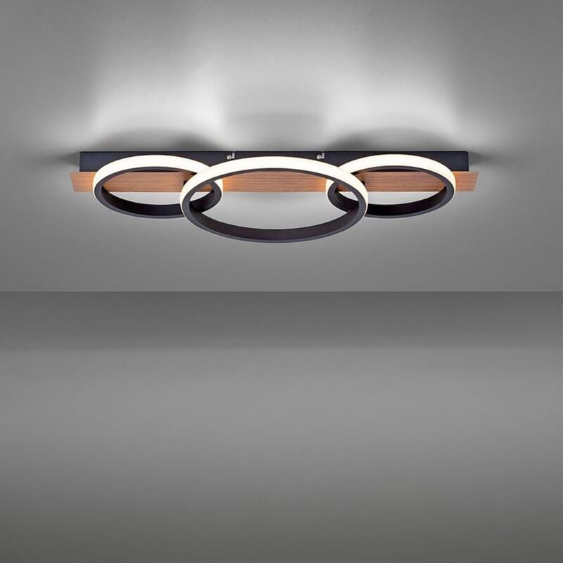 foto del prodotto 36w plafoniera led soffitto dimmerabile, lampadario led soffitto con telecomando, moderna plafoniere per cucina, camera da letto, soggiorno, balcone,