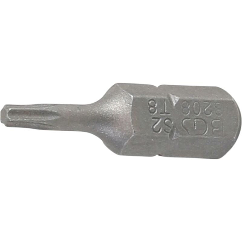 immagine 0 del prodotto bgs technic inserto lunghezza 25 mm attacco esagono esterno 6,3 mm 1 4 profilo a t per torx t8