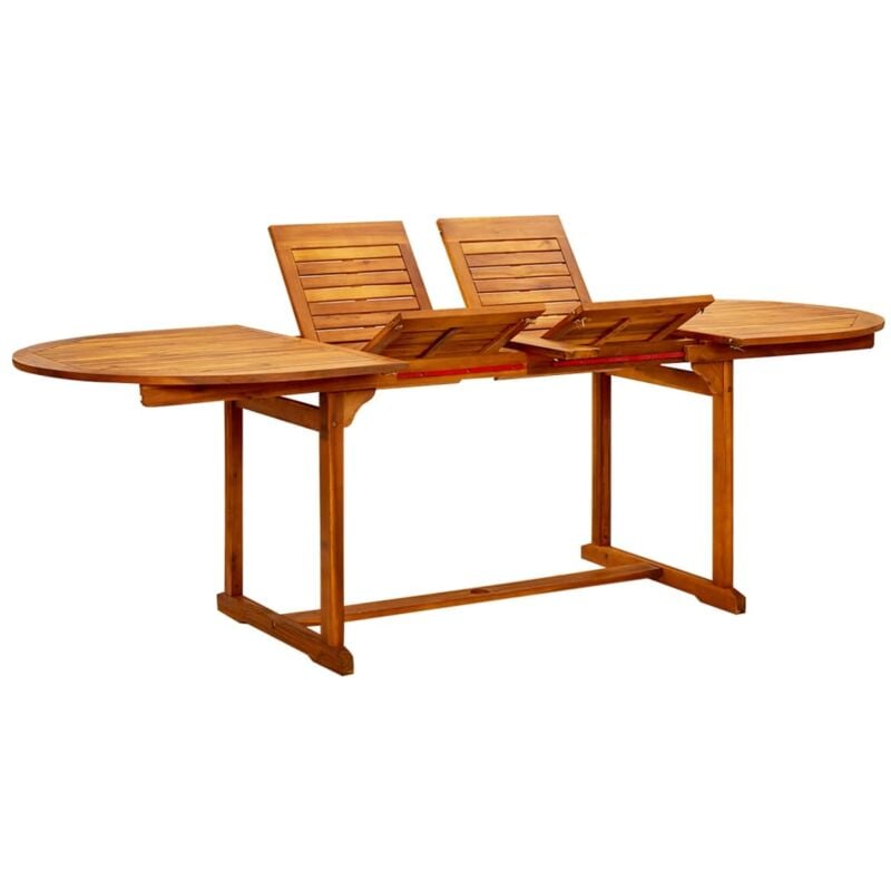 foto del prodotto vidaxl tavolo da pranzo per esterni 160 240 x100x75cm massello acacia