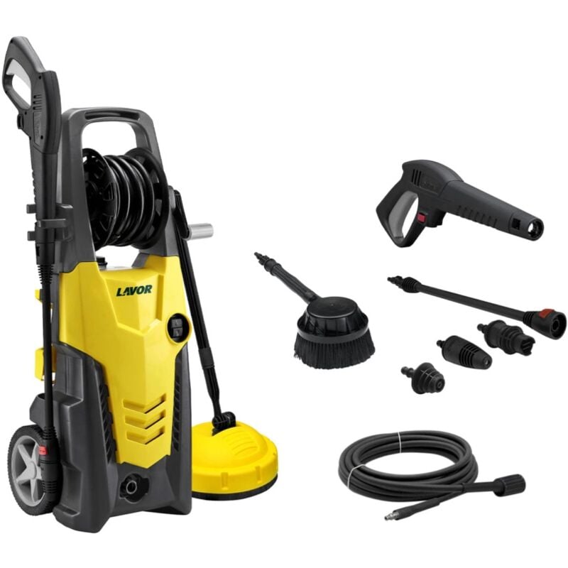 foto del prodotto lavor idropulitrice elettrica a freddo multiaccessoriata wash planet 160 160 bar 510 l h 2500 w