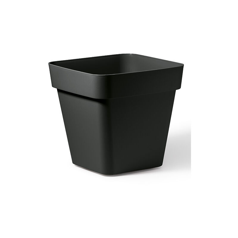 foto del prodotto veca vaso quadrato cleo 24 cm 60 riciclabile antracite