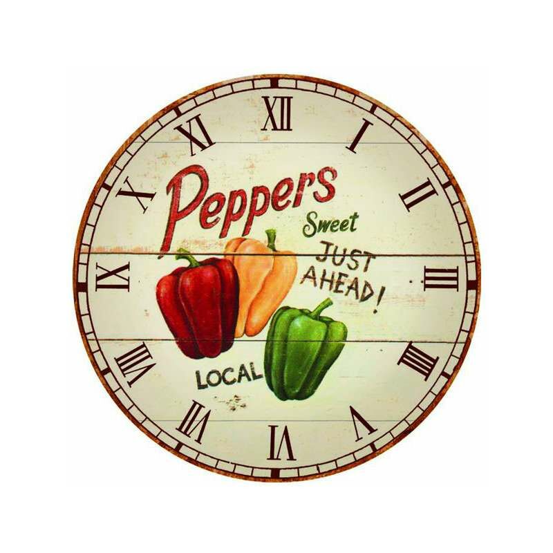 foto del prodotto orologio muro peperoni cm 30 xtra 10881