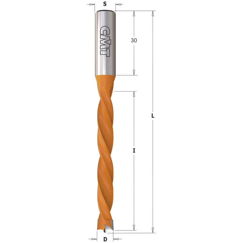 foto del prodotto 372.100.11 punta foratrice f cieco hw s 10x30 d 10x65x105 dx