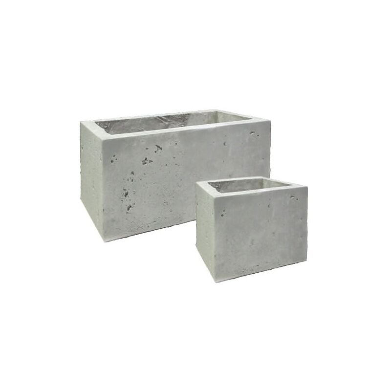 foto del prodotto fioriere vasi vasche cemento decorgarden da 25 55 75 cm arredo giardino piante