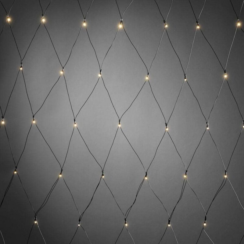 foto del prodotto 3727 100 catena luminosa led con interruttore on off e sensore luminoso, timer per 6 e 9 ore, adatta a esterni ip44 , 80 diodi a luce bianca