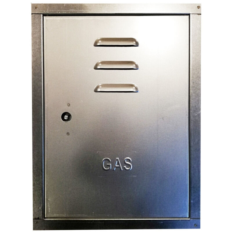 foto del prodotto sportello portello porta zincata per chiusura nicchia contatore gas, scegli se hc 60 x lc 45 cm hn 56 x ln 41 cm 