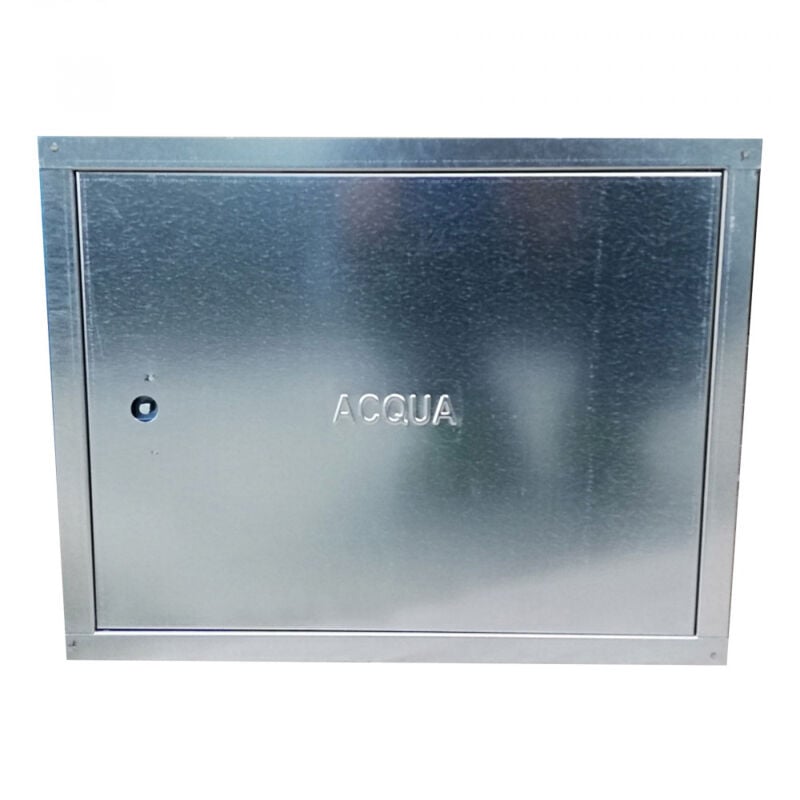 foto del prodotto sportello portello porta zincata per chiusura nicchia contatore acqua, scegli se lc 50 x hc 50 cm ln 46 x hn 46 cm 