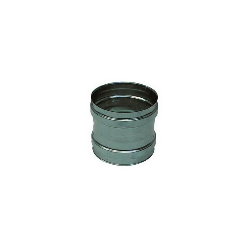 foto del prodotto raccordo femm femm canna fumaria dn 100 tubo acciaio inox 316