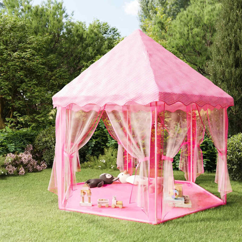 foto del prodotto vidaxl tenda giocattolo princess rosa