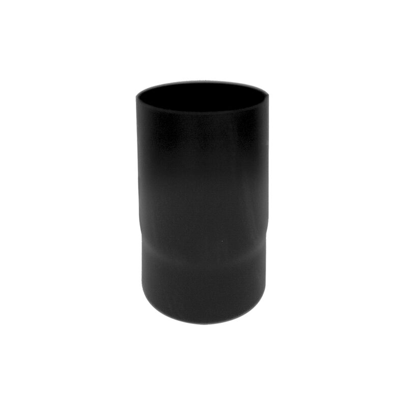 foto del prodotto canna fumaria tubo 0,25 mt dn 150 smaltato nero 600 gradi stufa legna ce made in italy