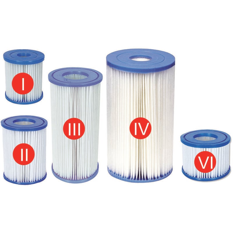 foto del prodotto filtro per motore piscina gonfiabile autoportante 530 galloni 2pz