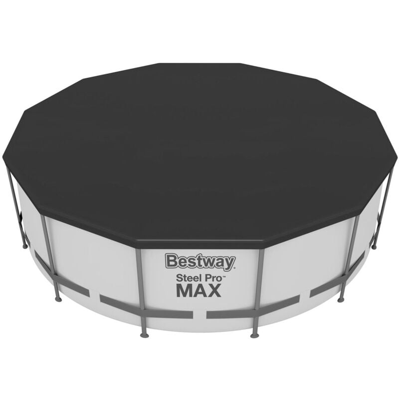 foto del prodotto telo copertura per piscine con struttura tonda steel pro max bestway 58038